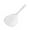 White, variant on Strainer Scoop & Colander Spoon - 35Cm Slotted Pasta Spoon With Drain Holes, Heat Resistant Nylon For Cooking, 1-Pack Kitchen Utensils