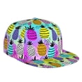 thumbnail image 2 of Uemuo Graffiti Pineapples Pattern Women's Baseball Cap,Straight Brim Hat,Golf Dad Hat,Travel Hat,Sun Protection Cap,Everyday Accessory, 2 of 9