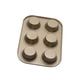 thumbnail image 1 of Bandeja para hornear magdalenas DIY de 6/12 tazas, molde de acero antiadherente, bandeja para hornear huevos, molde para pasteles y magdalenas, Herramientas y accesorios para hornear oro seis Toystoory HA001646-02, 1 of 6