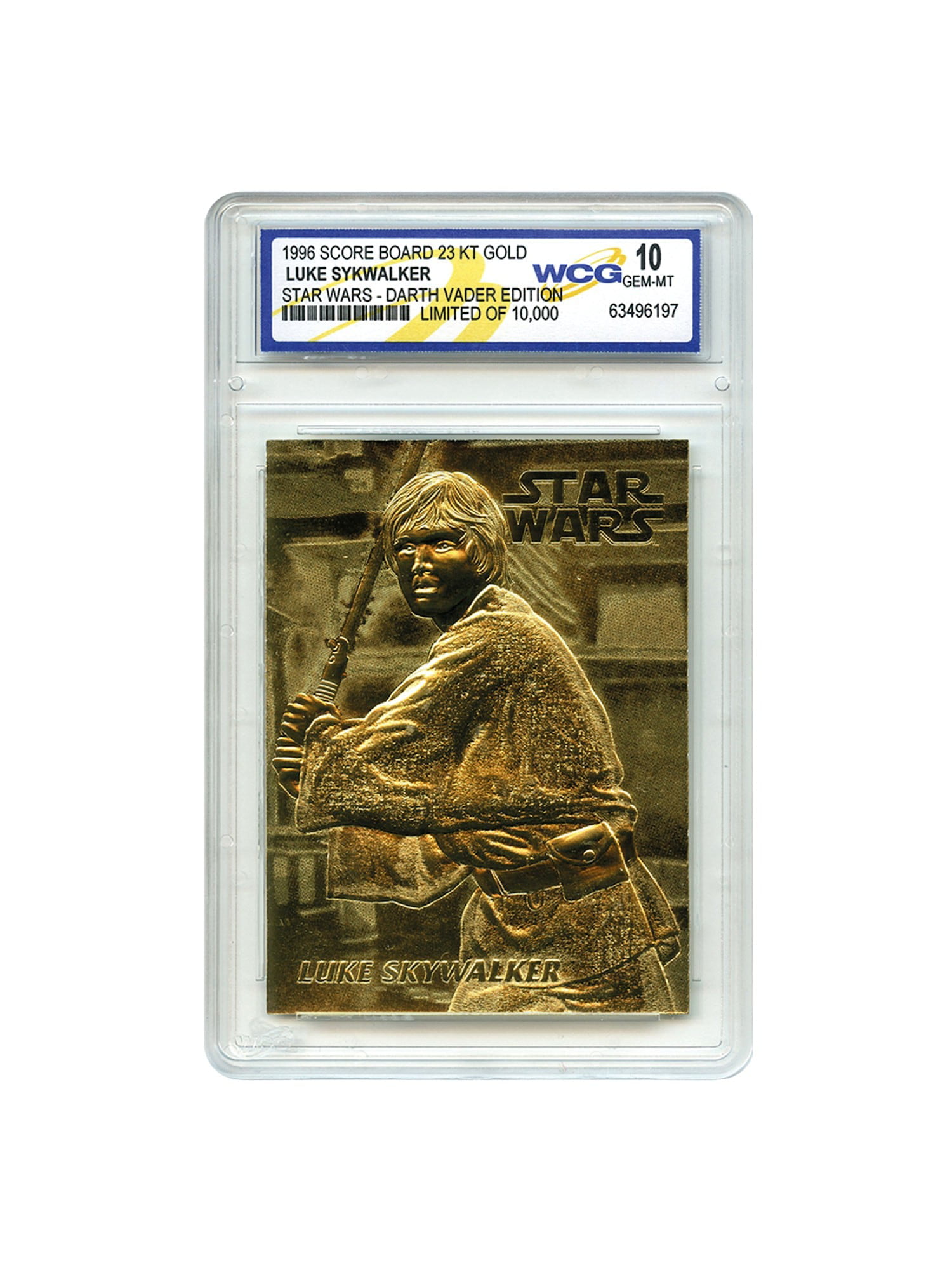 STAR WARS Millennium Falcon Genuine 23K GOLD CARD $8.95 Officially Licensed 