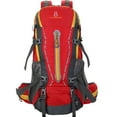 thumbnail image 1 of FLAMEHORSE Sac à Dos de Randonnée Extérieur Grande Capacité Rouge avec Multiples Poches et Sangles de Compression pour Camping, Voyage et Escalade, 1 of 6