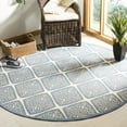 thumbnail image 2 of SAFAVIEH Linden Franco Damask Runner Rug, Cream/Blue, 2' x 8', 2 of 10