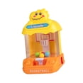 thumbnail image 2 of Mini juego de baloncesto con forma de dinosaurio para niños, juguete deportivo de interior para niños, juguete interactivo práctico y fácil de usar amarillo, 2 of 8