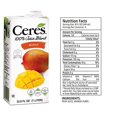 thumbnail image 5 of Ceres 100% All Natural Pure Fruit Juice Blend, Mango - Gluten Free, Rich in Vitamin C, No Added Sugar or Preservatives, Cholesterol Free - 33.8 FL OZ (Pack of 12), 5 of 5