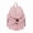 Pink, variant on Cinch Closure Daily Tote, Water-Resistant Casual Sack with Pockets, Lightweight Nylon Pack for College Work, 10.63 Inch (Black)