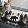thumbnail image 3 of Entrance Runner Rug 2'x3', Black Bear Non-slip Doormat for Indoor Outdoor Entrance, Farmhouse Forest Animals Vintage Washable Throw Floor Mat for Front Door/Living Room/Bedroom/Bathroom/Kitchen, 3 of 9