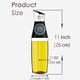 thumbnail image 2 of Botella dispensadora de aceite, dispensador de aceite de oliva, pulverizador de aceite, botella dispensadora de aceite y vinagre de vidrio transparente rellenable, 2 of 5