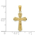 thumbnail image 3 of 14k Gold Polished Small Passion Crucifix Pendant, 3 of 3