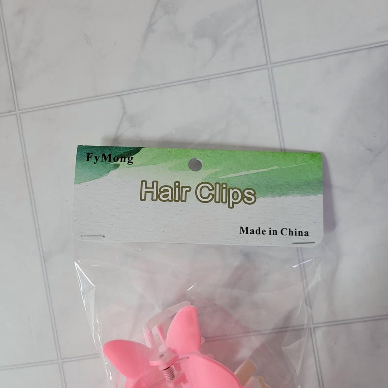 FyMong Hair clips - Cute Flower & Gradient Claw Clips for Thick/Thin Hair, Non-Slip Hair Accessories for Women & Girls