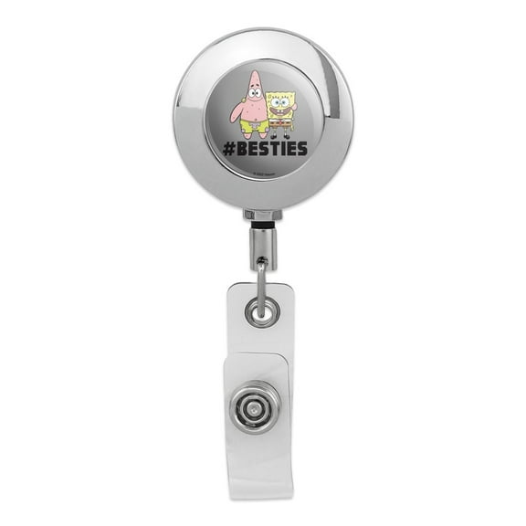 Spongebob Besties Metal Badge Holder