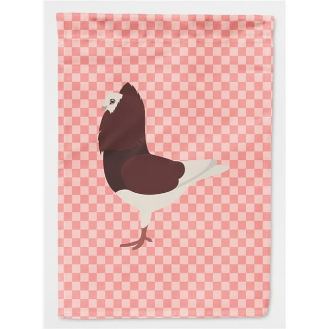 Carolines Treasures BB7948CHF Capuchin Red Pigeon Drapeau de Maison en Toile à Carreaux Roses