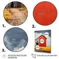 thumbnail image 3 of Designart "Landscape Barns Rural Collage IV" Farmhouse Floater Framed Wall Decor, 3 of 7