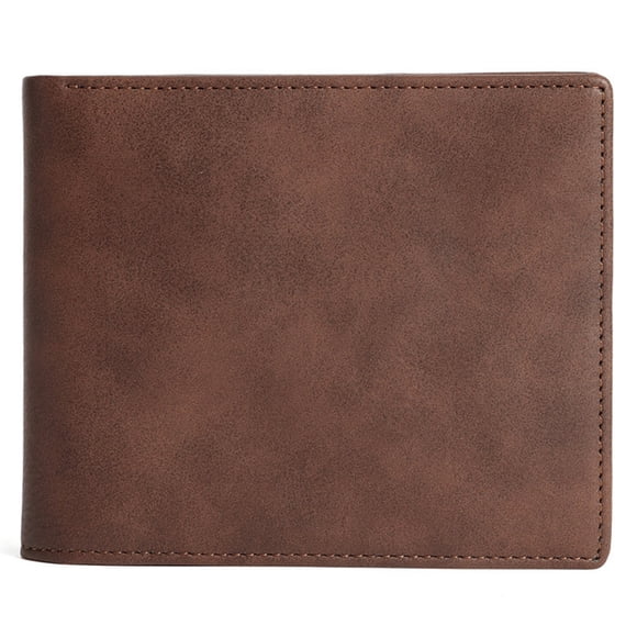 Slim Wallet Faux Leather: Vintage Front Pocket Wallet Bifold Wallet Thin Wallet