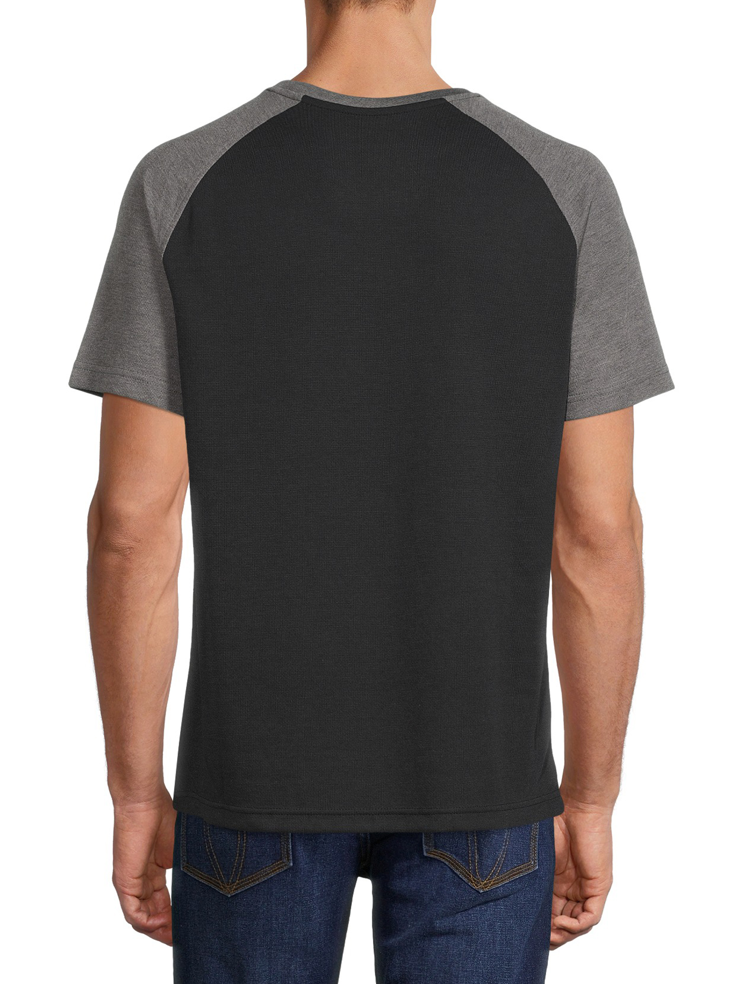George Men's and Big Men's Short Sleeve Raglan T-Shirt, 2-Pack