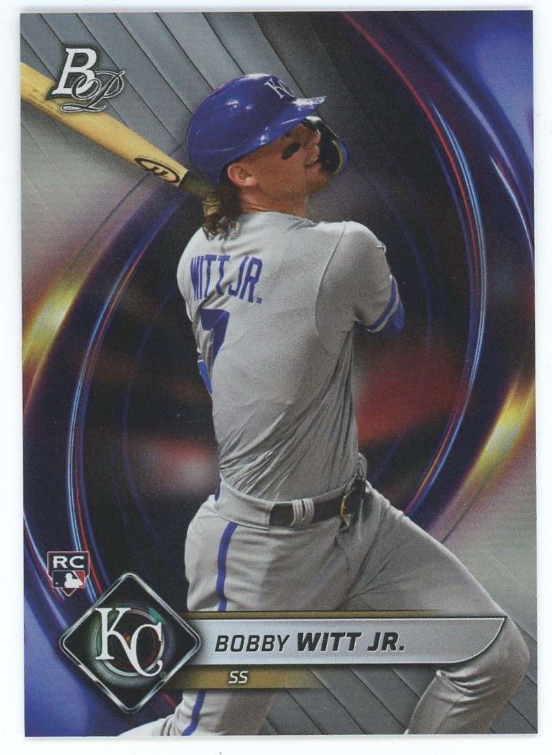 MLB 2022 Topps Update Chrome Bobby Witt Jr. Trading Card USC176