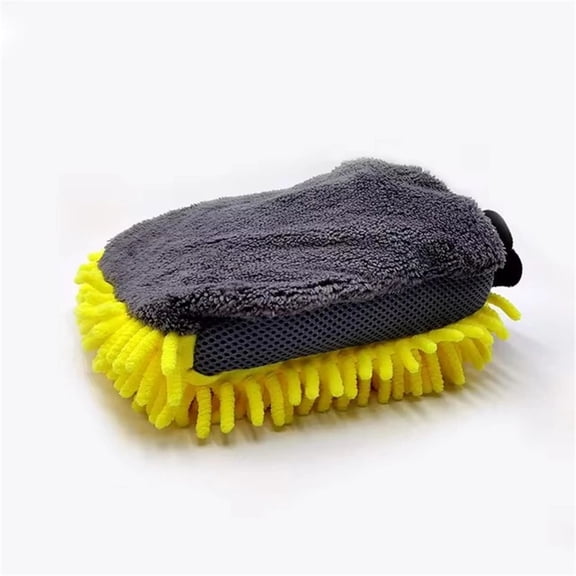 1/5pcs Car Washing Gloves Waterproof Microfiber Chenille Gloves Car Cleaning Mitt Detailing Brush Auto Care Double-faced Glove