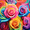 A07/Flower, variant on HsdsBebe Easter DIY Diamond Art Painting Kit, Rabbit Art Craft Gem Painting Adult and Children DIY Full Round 5D Diamond Drill Kit