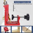 thumbnail image 3 of HFM Pocket Hole Jig Kit Adjustable Woodworking Tools Pocket Dowel Hole Jig System Set Wood Woodwork, 3 of 5