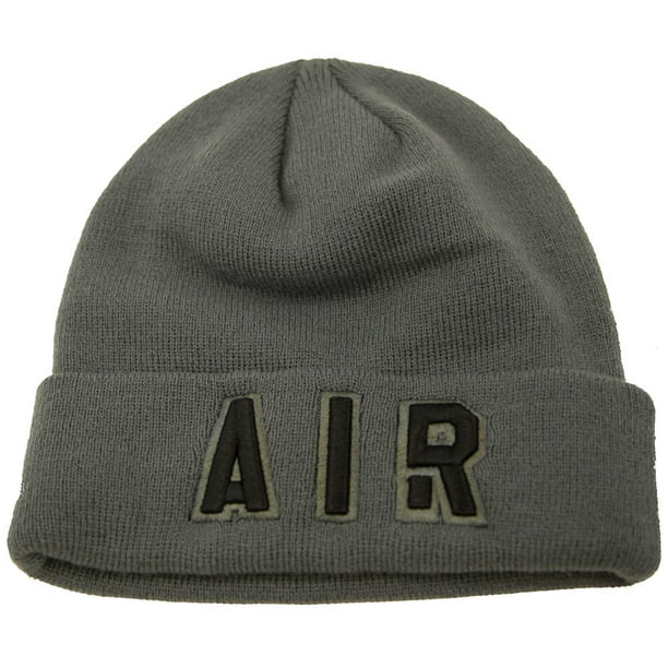 Jordan Nike Air Jordan Grey/ Black Knit Hat Beanie