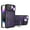 Purple, variant on Heavy Duty Case for iPhone 11 6.1 inch, Camera Lens Sliding Cover with Hidden Bracket Magnetic Car Mount Holder, Rugged PC+TPU Hybrid Military Grade Shockproof Lens Protection Case,Pink,iPhone 11