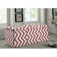 thumbnail image 3 of Furniture of America Laina Contemporary Fabric Storage Bench in Red, 3 of 5