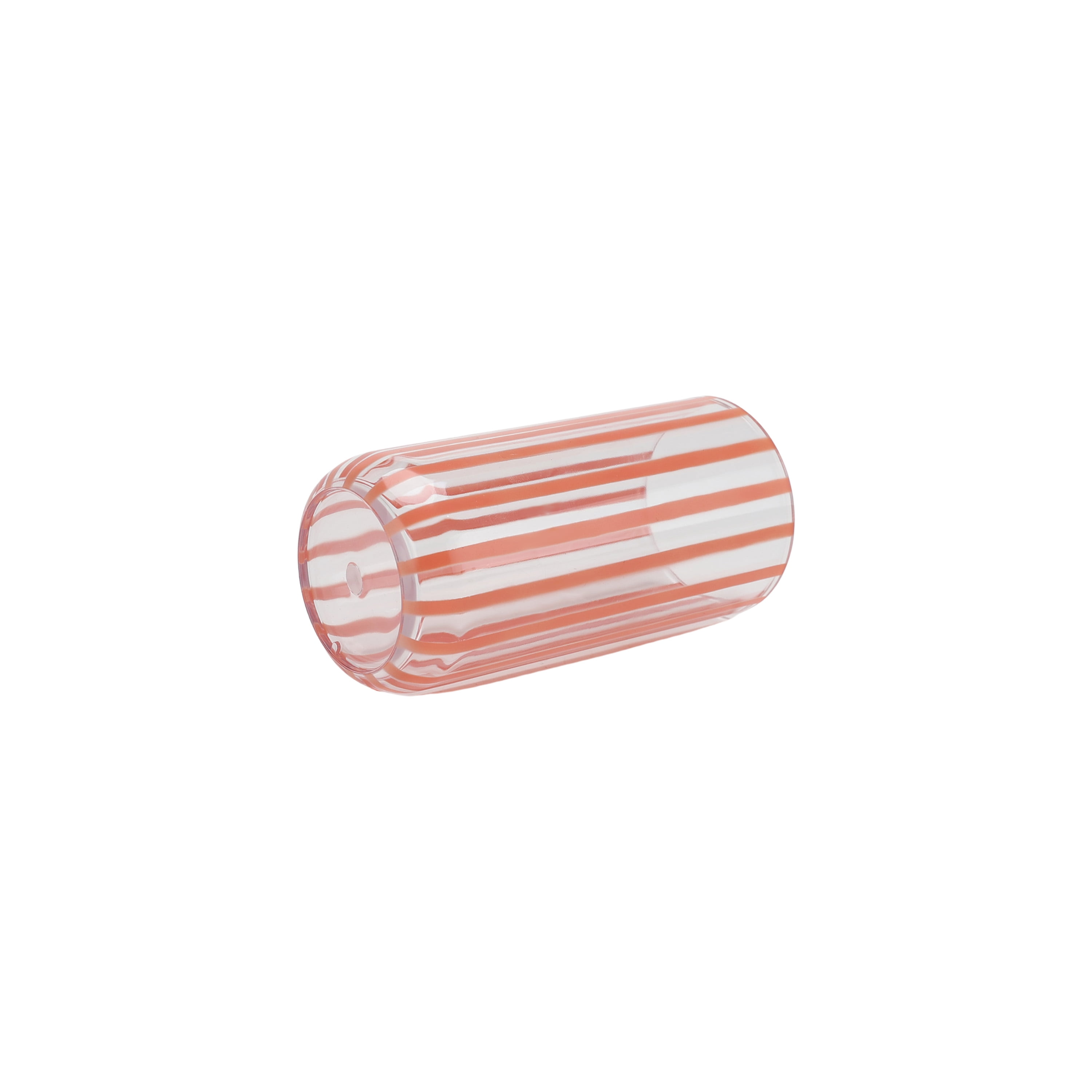 Mainstays by Becky G. & Alejandra 18-Ounce Tall Acrylic Stripe Line Tumbler, Orange