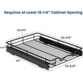 thumbnail image 6 of HOLDN' STORAGE Black Pull Out Cabinet Organizer, Heavy Duty Metal with Lifetime Limited Warranty 11”W x 21”D, 6 of 9