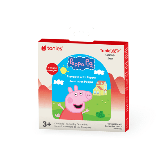 tonies Peppa Pig: Playdate with Peppa Tonieplay Game, Requires Toniebox 2 and Controller, Age Group 3