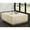 Beige, variant on Coffee Table With Frosted Glass And Natural Wood Look, 85.21lb Weight Top Aesthetic Legs, 49.01" Package Depth