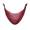 BURGUNDY, variant on Gorgeous Home Linen K36 Elegant Voile Sheer Waterfall Swag Valance with Bronze Grommets, 36" x 16", 1-Piece Black