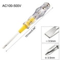 thumbnail image 2 of Voltage Tester Pen Screwdriver 100-500V Dual Head Cross&Slot Testing, 2 of 5