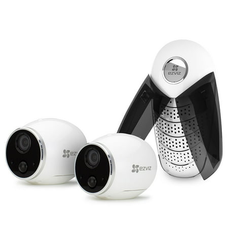 EZVIZ Mini Trooper Wireless Weatherproof Night Vision 2 Camera Security