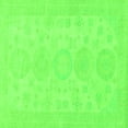 thumbnail image 1 of Ahgly Company Indoor Square Abstract Green Modern Area Rugs, 7' Square, 1 of 4