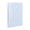 Clear, variant on 1Pc Mini 3 Ring Binder Cover, 9"x6.9" Translucent PVC Loose Leaf Notebook Shell, Blue