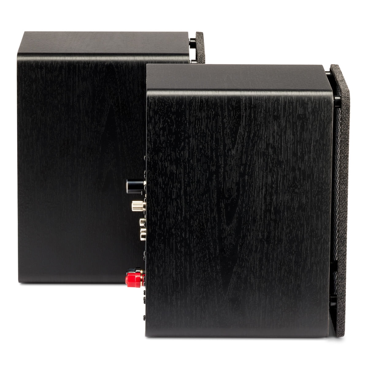 ELAC DCB41 4.5 Inch Powered Bookshelf Speaker - Pair (Black)