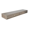 thumbnail image 4 of repisa doble cajón rustic oak 120x29x13 cm, 4 of 7