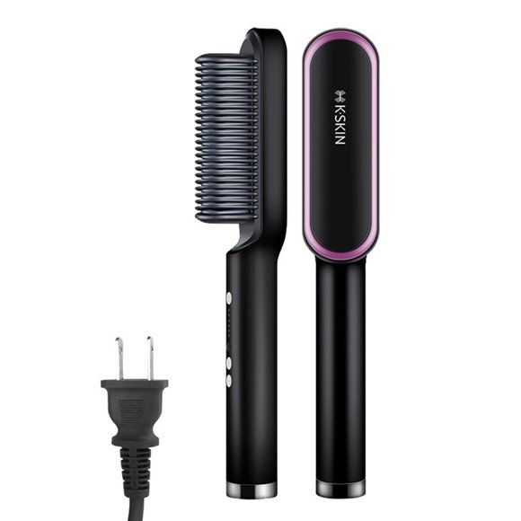 K·SKIN Dual-purpose Hair Straightener Curler Straight Hair Comb Curling Iron Intelligent Temperature Control Fast Styling