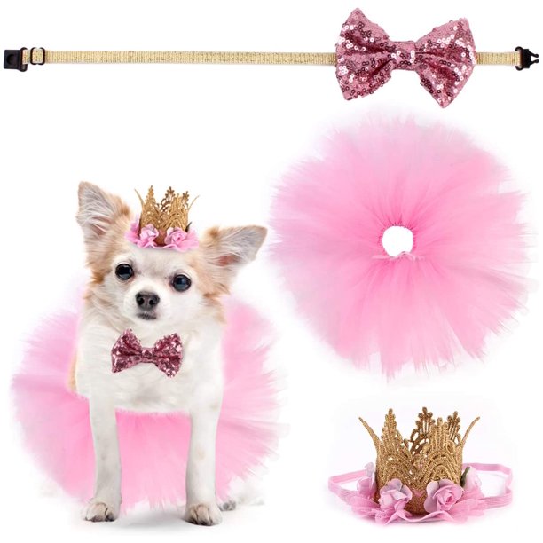 Vestido De Novia Para Perro Con Encaje Y Tutú - Disfraz De Princesa Para Bodas, Cumpleaños, Fiestas, Talla M