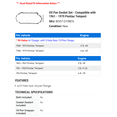 thumbnail image 2 of Oil Pan Gasket Set - Compatible with 1961 - 1970 Pontiac Tempest 1962 1963 1964 1965 1966 1967 1968 1969, 2 of 2