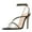 Black, variant on FSJ Women Sexy Rhinestones Pointed Open Toe Strappy Sandals Stiletto High Heel Studded Rivets Pumps Party Wedding Shoes Size 8 Black