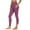 Purple, variant on ZyeKqe Fleece Lined Leggings with Pockets for Women High Waisted Yoga Pants Stretchy Ankle Length Workout Tights
