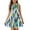 #004-Mint Green, variant on XDDLITP Girls Summer Dresses Halter Neck Sleeveless Dresses for 4-14 Years Floral Print Dress A-Line Casual Flowy Smocked Cute Summer Dress with Belted,Blue 130(7-8Y)