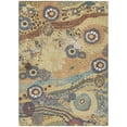 thumbnail image 2 of Addison Rugs Chantille Indoor/Outdoor Transitional Kids Gold Machine Washable Rectangle Rug, 5' x 7'6", 2 of 8
