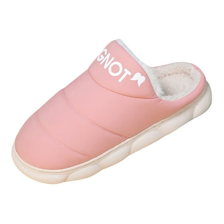 

Youmylove Women Slippers Home Warm Cotton Slippers Winter Fashion Cute Half Pack Warm Slippers Casual Home Shoes Leisure Ladies Cozy Daily Walking