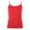 RED, variant on Girl's Cotton Basic Solid Camisole Adjustable Strap Tank Top Undershirts , Hot Pink L, 1 Pack