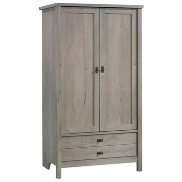 South S Versa 2 Door Armoire With Drawers Multiple Finishes Com South S Versa 2 Door Armoire With, Sauder Palladia Armoire Split Oak Finish Black