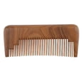 thumbnail image 4 of de diente ancho de sándalo shamjiam Peine de madera antiestático, 4 of 9