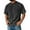 Black, variant on Yifymode Men's Vintage Washed Crew Neck Short Sleeve T-Shirt, Relaxed Fit with Chest Pocket Casual Style Black L