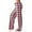 Pink, variant on Buffalo Plaid Pajama Pants for Women Soft Drawstring High Waisted Christmas Pj Pants Casual Comfy Lounge Sleep Bottom