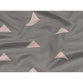 thumbnail image 5 of oneOone Rayon Light Gray Fabric Triangle Geometric Sewing Crafts Projects Fabric Prints By Yards 56 Inches Wide, 5 of 5